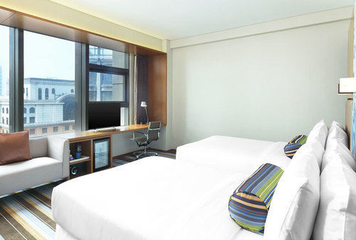 Hotel Aloft Dalian Exterior foto
